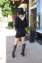 Load image into Gallery viewer, Monica Black Sweater Dress freeshipping - Belle Isabella Boutique
