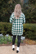 Load image into Gallery viewer, Harlow Green Plaid Shacket
