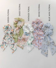 Load image into Gallery viewer, French Riviera Floral Hair Tie
