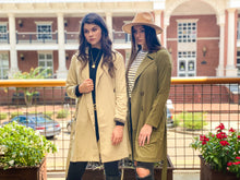 Load image into Gallery viewer, Sianna Olive Trench Coat freeshipping - Belle Isabella Boutique
