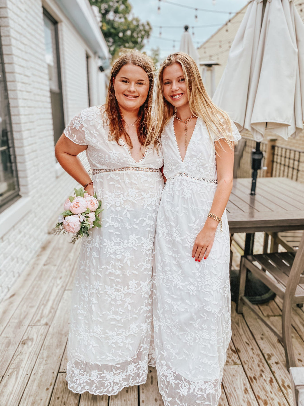 Celeste White Maxi Dress