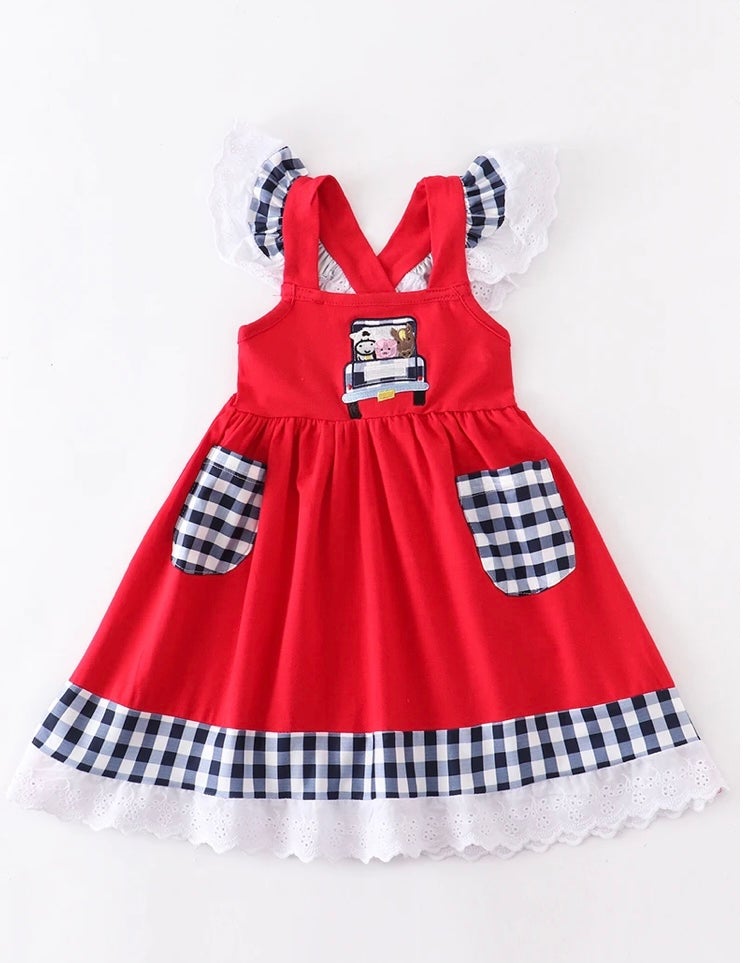 Delta Applique Baby Girl Dress