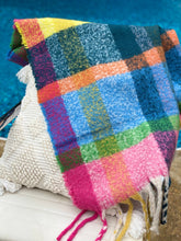 Load image into Gallery viewer, Dionne Plaid Scarf with Fringe Details
