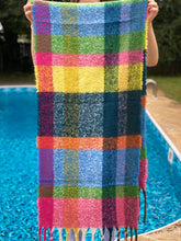 Load image into Gallery viewer, Dionne Plaid Scarf with Fringe Details
