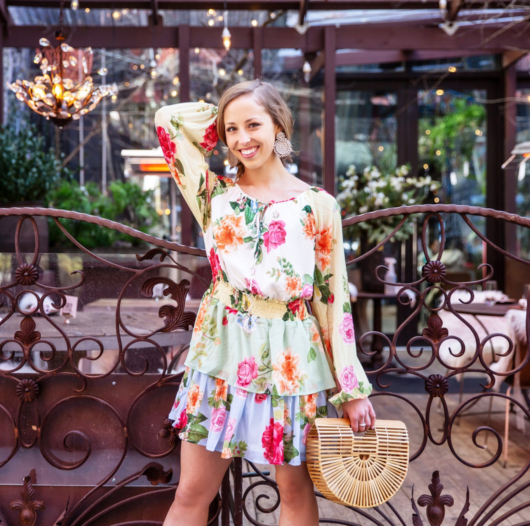 Gardenia Floral Dress