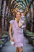 Load image into Gallery viewer, Allison Lavender Polka Dot Dress
