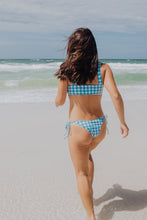 Load image into Gallery viewer, Capri Island Blue Gingham Bikini - Bottom
