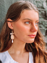 Load image into Gallery viewer, Athena Topaz Stone Earrings
