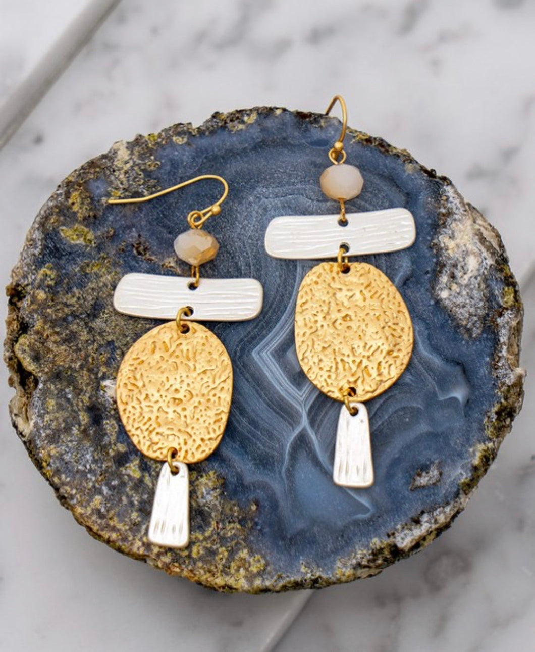 Athena Topaz Stone Earrings