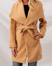 Load image into Gallery viewer, Classic Camel Coat freeshipping - Belle Isabella Boutique
