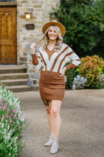 Load image into Gallery viewer, Pumpkin Spice Brown Sweater Dress
