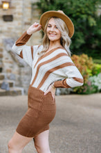 Load image into Gallery viewer, Pumpkin Spice Brown Sweater Dress
