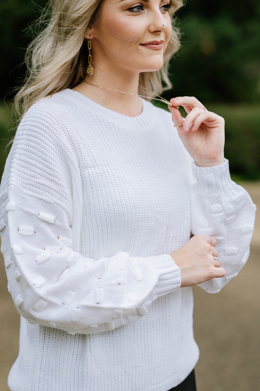 White Swan Sweater