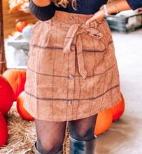 Load image into Gallery viewer, Autumn Latte Corduroy Skirt
