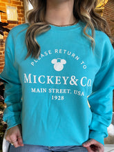 Load image into Gallery viewer, Tiffany Blue Graphic Sweatshirt
