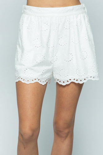 Crochet Eyelet Shorts freeshipping - Belle Isabella Boutique